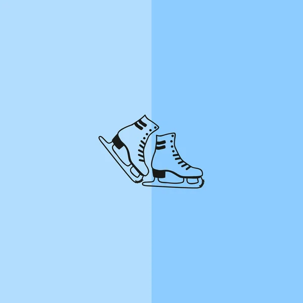 Skate cipő pókháló ikon — Stock Vector