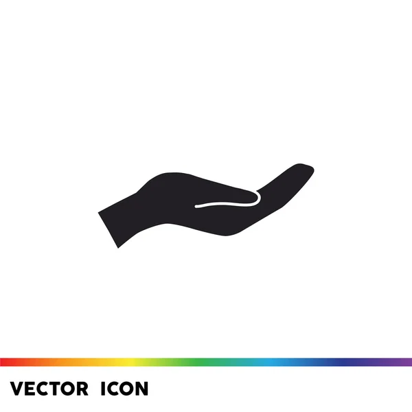 Be hand spindelväv ikonen — Stock vektor
