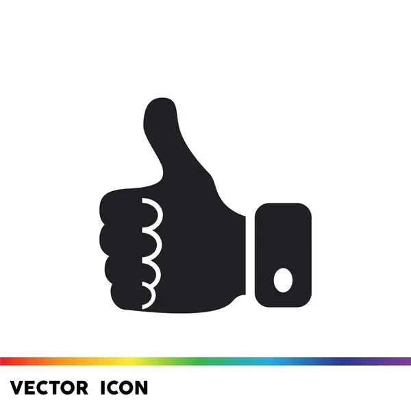 Thumb up web icon — Stock Vector