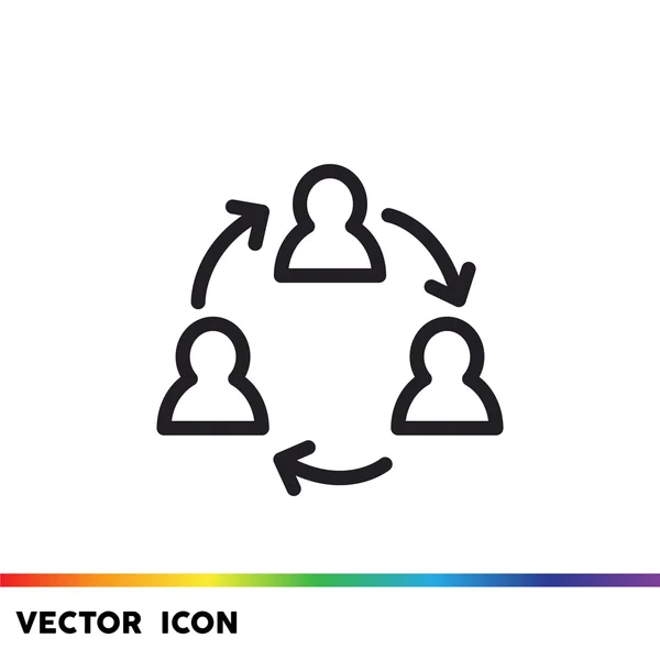 Kommunikation Symbol Web-Symbol — Stockvektor