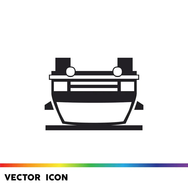 Accidente de coche icono web — Vector de stock