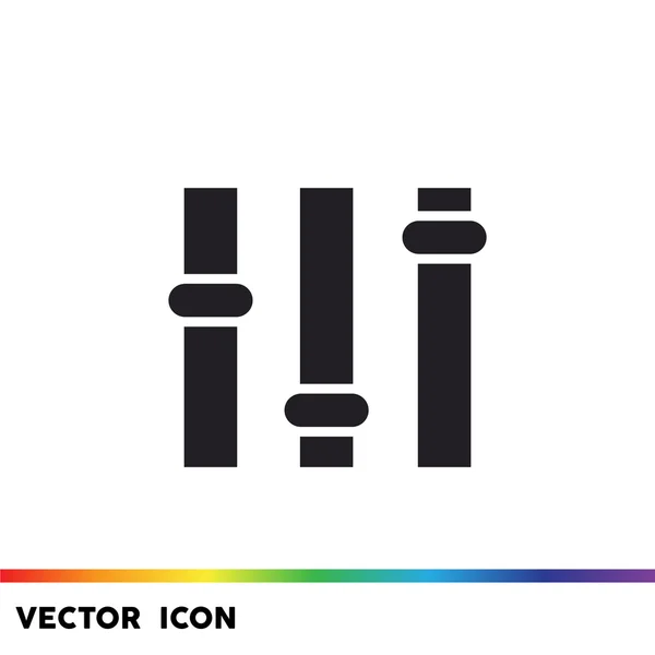 Signo de ajuste con niveles — Vector de stock