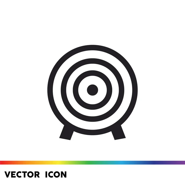 Afrundet mål web ikon – Stock-vektor