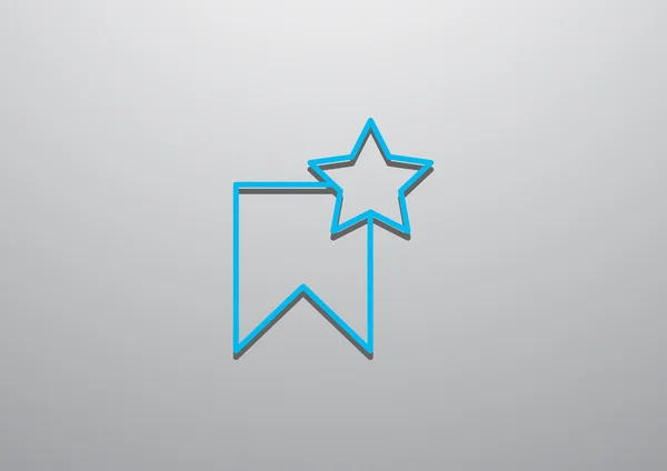 Иконка Star label — стоковый вектор