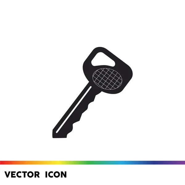 Icono web clave simple — Vector de stock