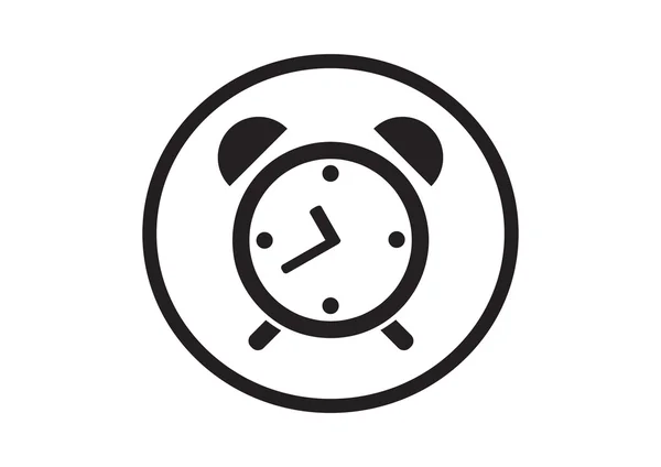 Simple alarm clock icon — Stock Vector