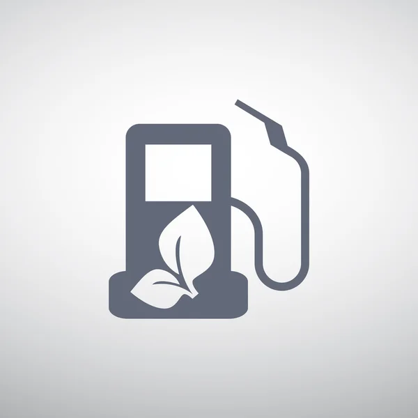 Eco fuel simple icon — Stock Vector