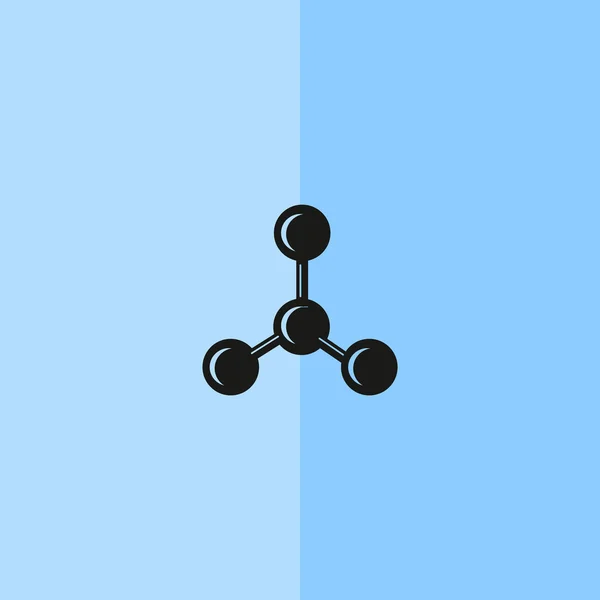 Moleculaire samengestelde web pictogram — Stockvector
