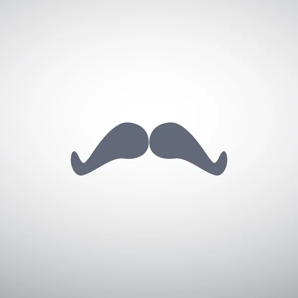 Icône web moustache rétro — Image vectorielle