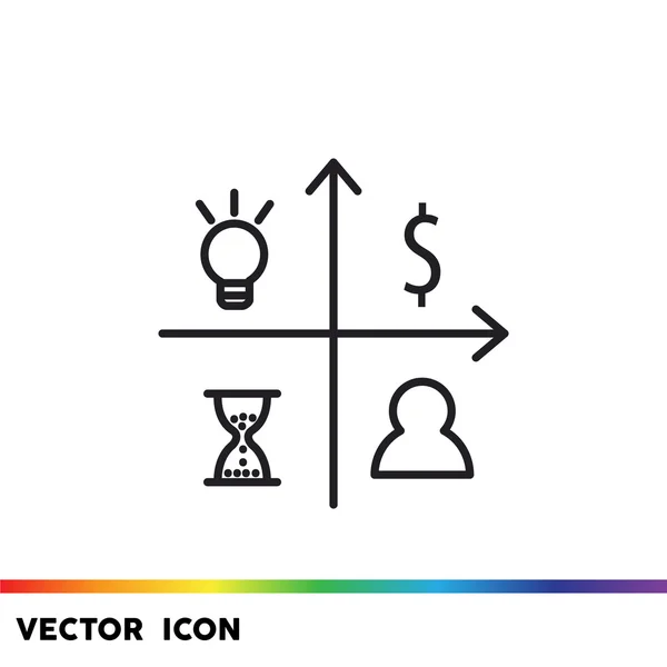 Идея концепции простой значок веб — стоковый вектор