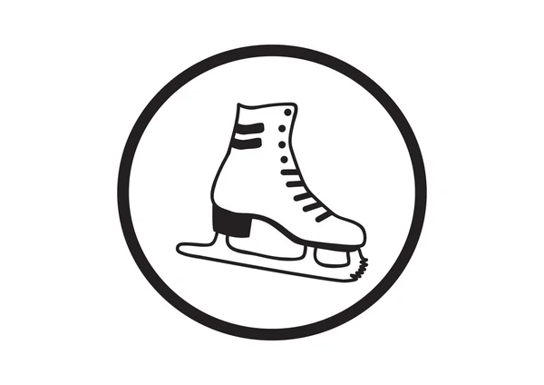 Skate zapato web icono — Archivo Imágenes Vectoriales