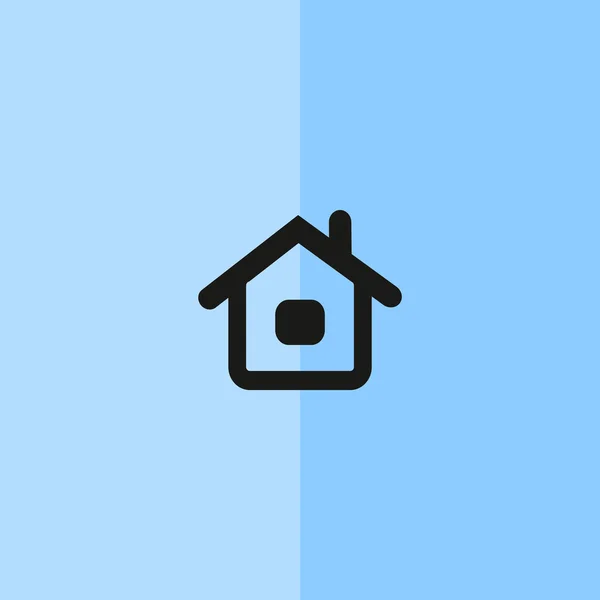 Home simple web icon — Stock Vector