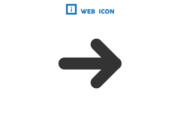 Flèche pointant vers le bas icône — Image vectorielle