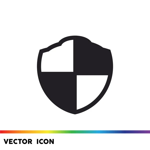 Simpelt skjold web ikon – Stock-vektor