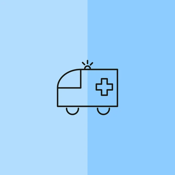 Ambulance auto web pictogram — Stockvector