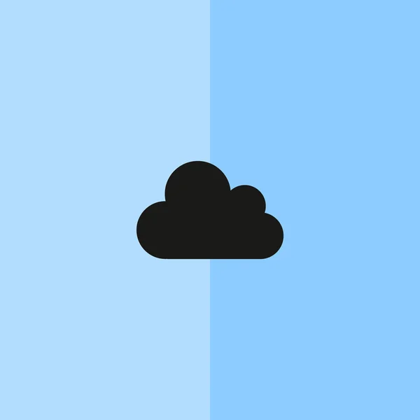 Simple outline cloud web icon — Stock Vector