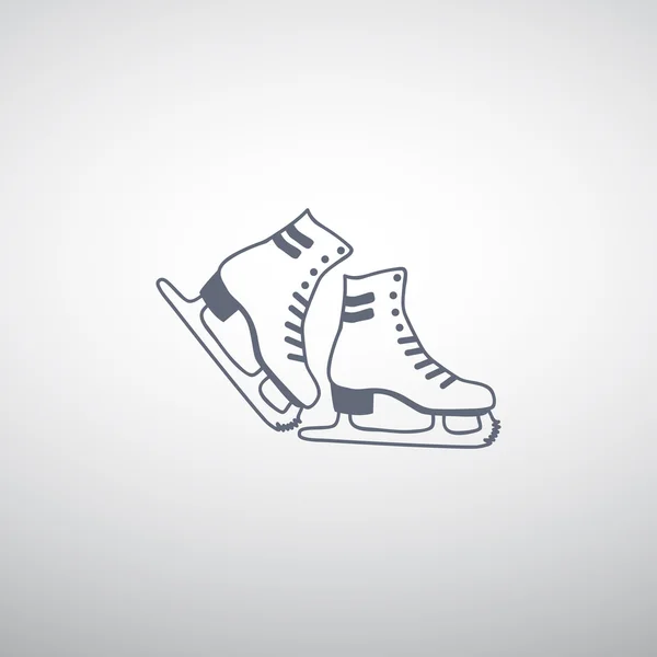 Skate zapatos icono web — Vector de stock