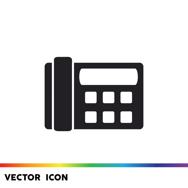 Faxtelefon Web-Ikone — Stockvektor