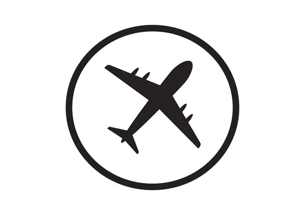 Ícone web de aeronaves — Vetor de Stock