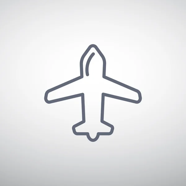 Icono web aeronave — Vector de stock