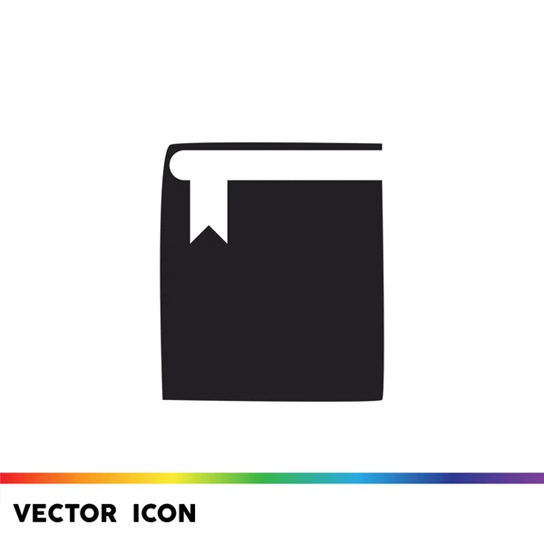 Stängd bok web icon — Stock vektor