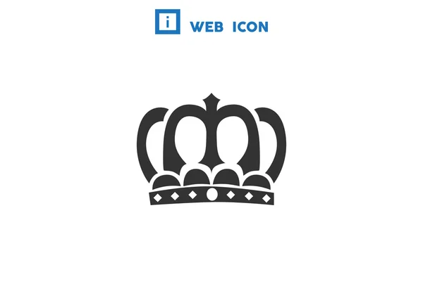 Icône Couronne, concept VIP — Image vectorielle