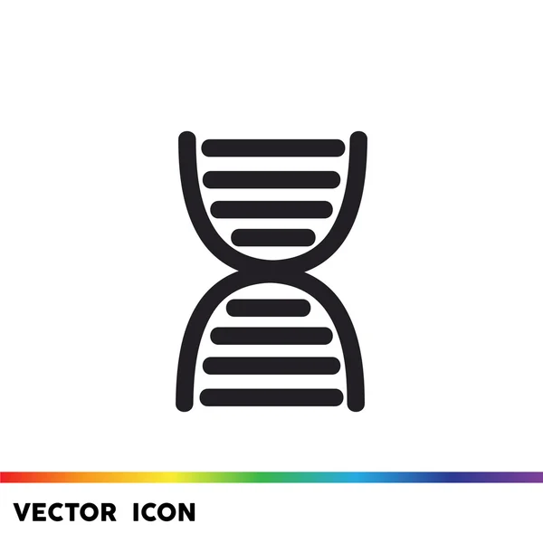 Dna 遺伝学 web アイコン — ストックベクタ