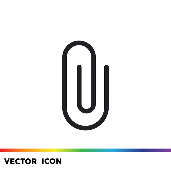 Papirclips web ikon – Stock-vektor