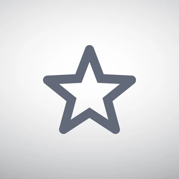 Basit yıldız web simgesi — Stok Vektör