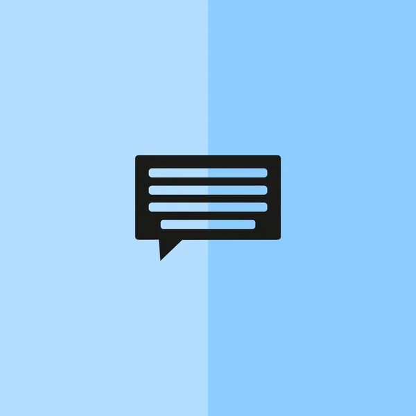 Dialoog zeepbel web pictogram — Stockvector