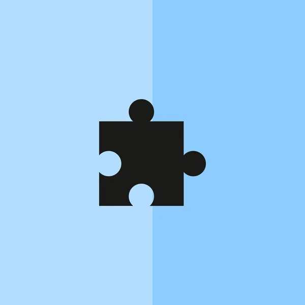 Puzzel van eenvoudige web pictogram van het element — Stockvector
