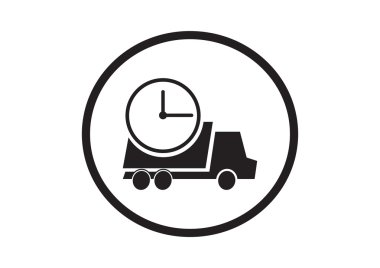 Saati ile basit kamyon