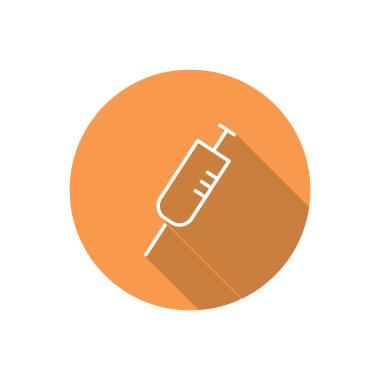 Basit şırınga web simgesi