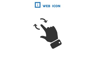 Dokunmatik ekran web simgesi