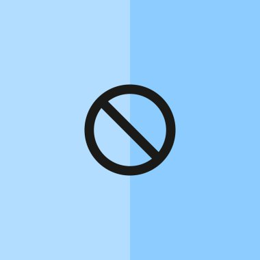 yasak işareti web simgesi