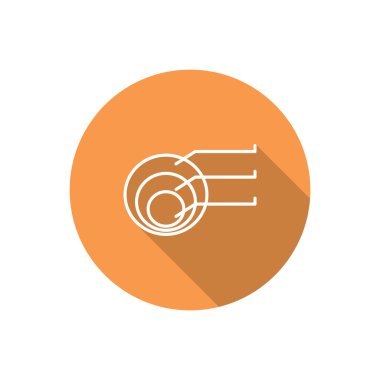 Basit yuvarlak Infographic web simgesi