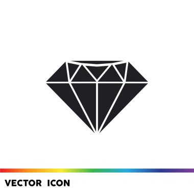 Elmas web simgesi, lüks konsepti