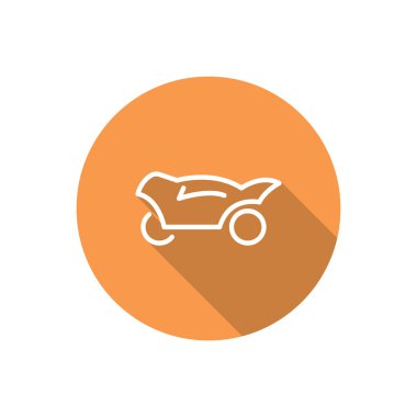 Basit motosiklet web simgesi