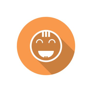 Mutlu bir çocuk yüzü doodle