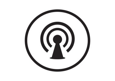 Kablosuz dalgalar web simgesi