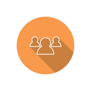 Grup insanlar basit web simgesi