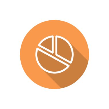 Basit yuvarlak Infographic web simgesi