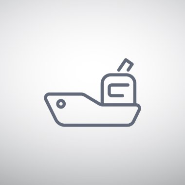 Basit römorkör web simgesi