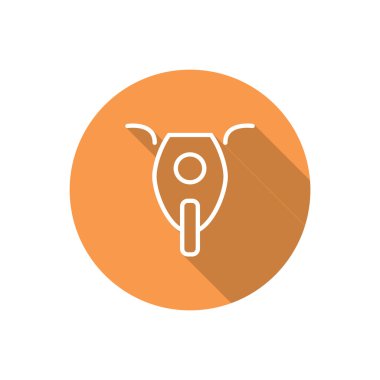 Basit motosiklet web simgesi