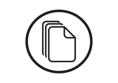 Dosyaları veya belgeleri web simgesi