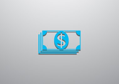 Dolar web simgesi yığını