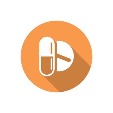 Tıbbi hapları web simgesi