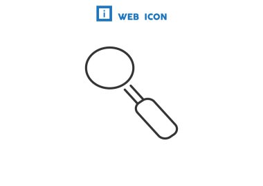 Basit büyüteç simgesini