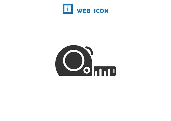 Roulette simple icône web — Image vectorielle