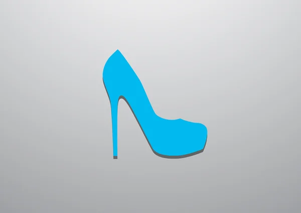 Kadın Ayakkabı web simgesi — Stok Vektör